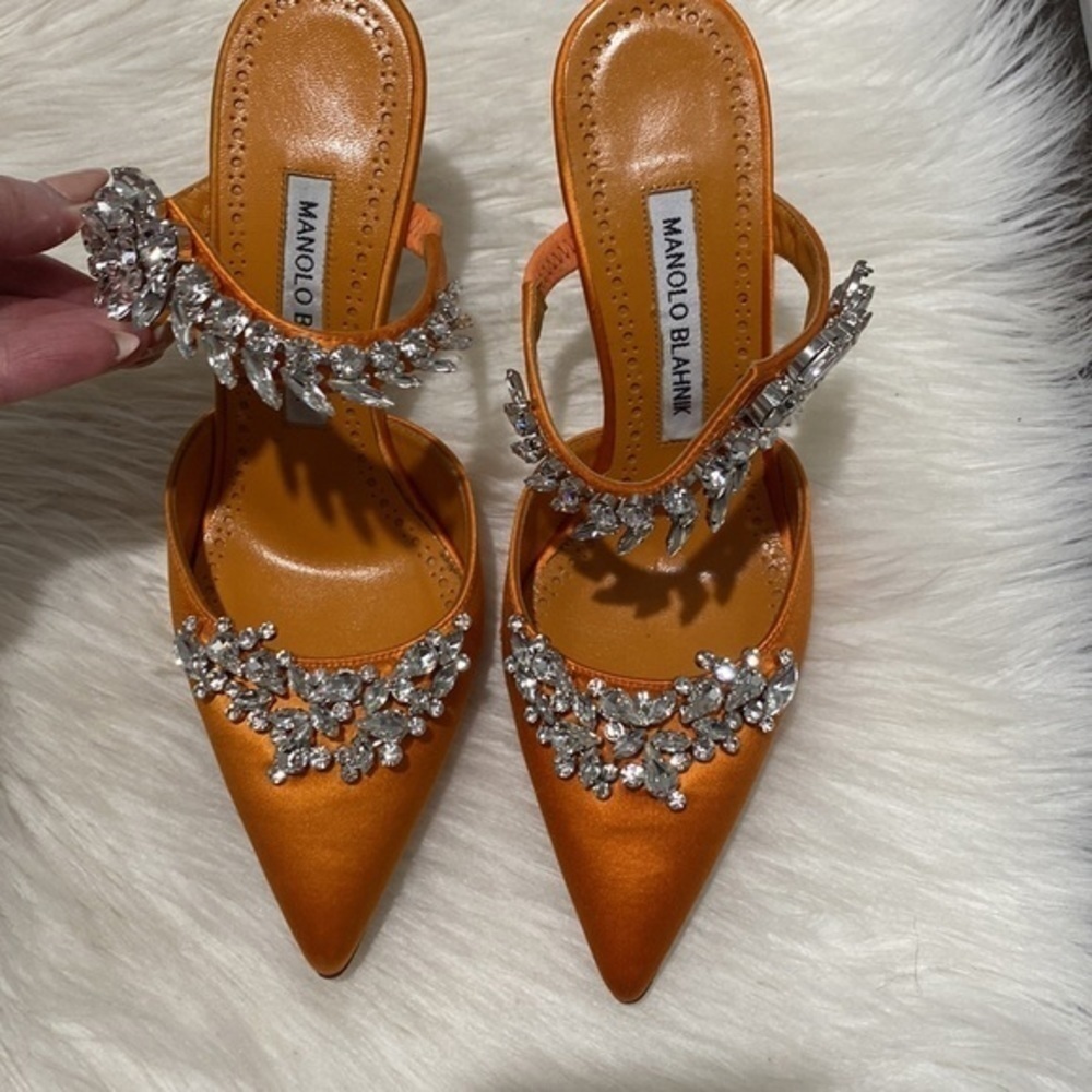 Manolo Blahnik Lurum mule size 36.5EU‎ - Picture 2 of 15
